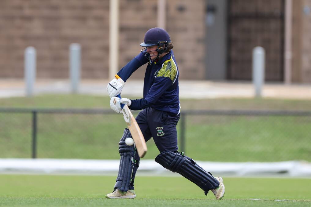 Bailey Jenkinson on the attack for Warrnambool against Portland on Sunday at Reid Oval. Picture by Eddie Guerrero