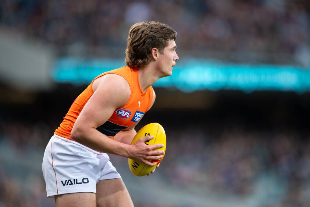 Port Fairy's Toby McMullin is living out his dream with the GWS Giants. Picture by GWS Giants