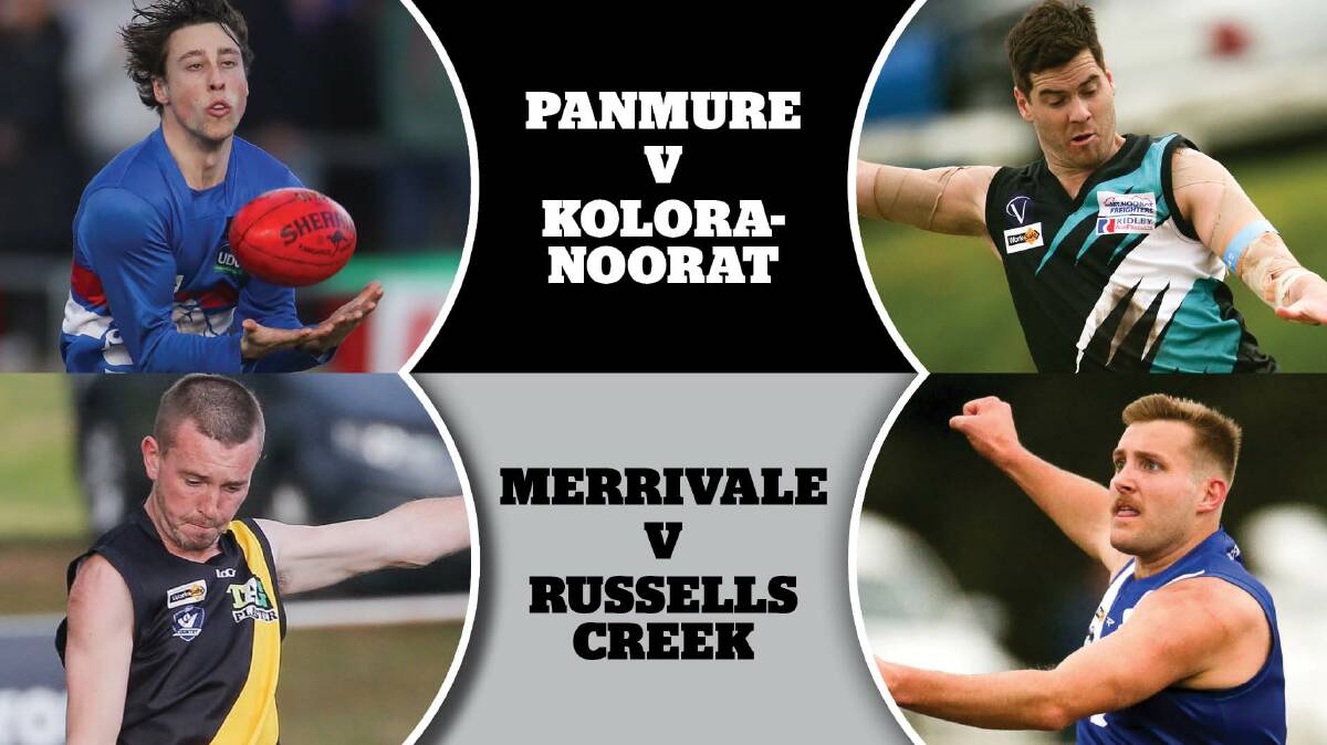 FINALS FEVER: The Warrnambool and District league finals begin this weekend. Pictures: Chris Doheny, Morgan Hancock, Anthony Brady