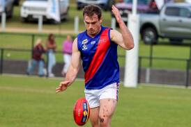 Terang Mortlake's Max Lower was dominant on Saturday against the Eagles. Picture by Justine McCullagh-Beasy