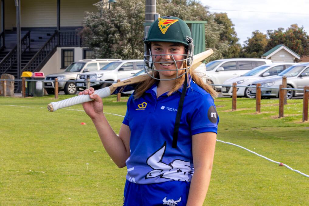 Brierly Northern Raiders young gun Fleur Mahoney at the under 17 girls' match on Wednesday evening. Picture by Eddie Guerrero