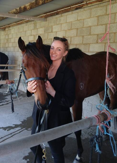 Warrnambool trainer Jo Mugavin had her first winner with Serin at her home track on Tuesday. Picture supplied