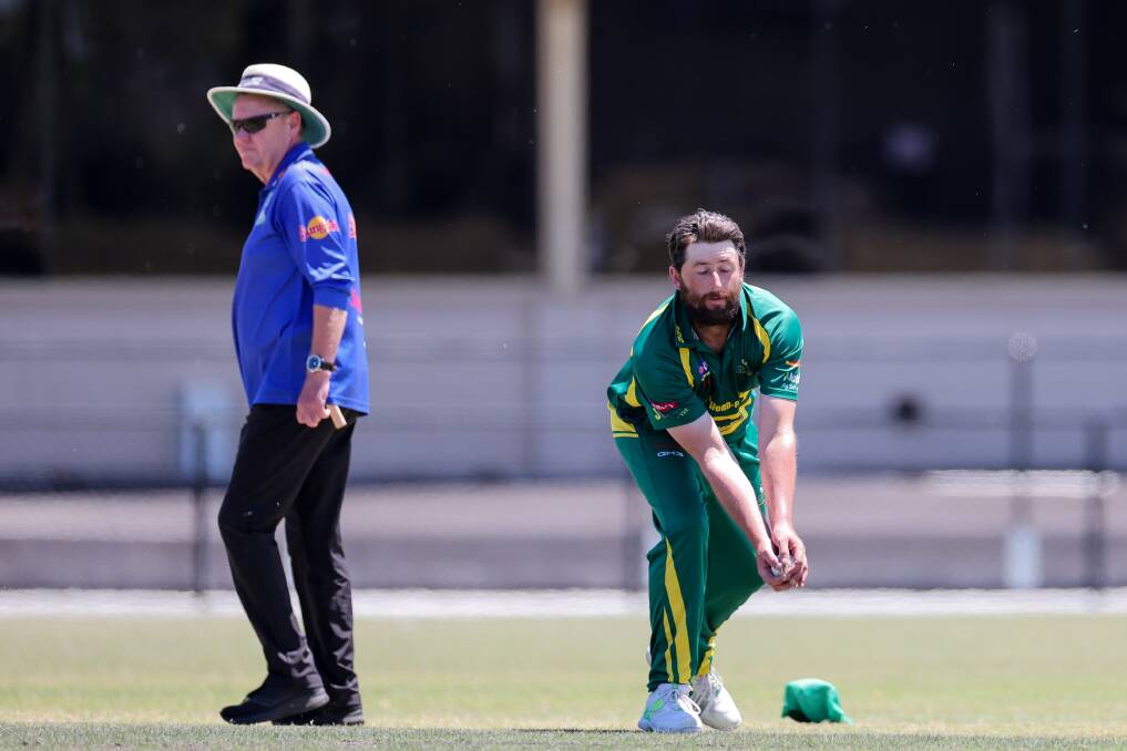 Simon Richardson bowling during the Twenty20 tournament last season. Picture by Anthony Brady
