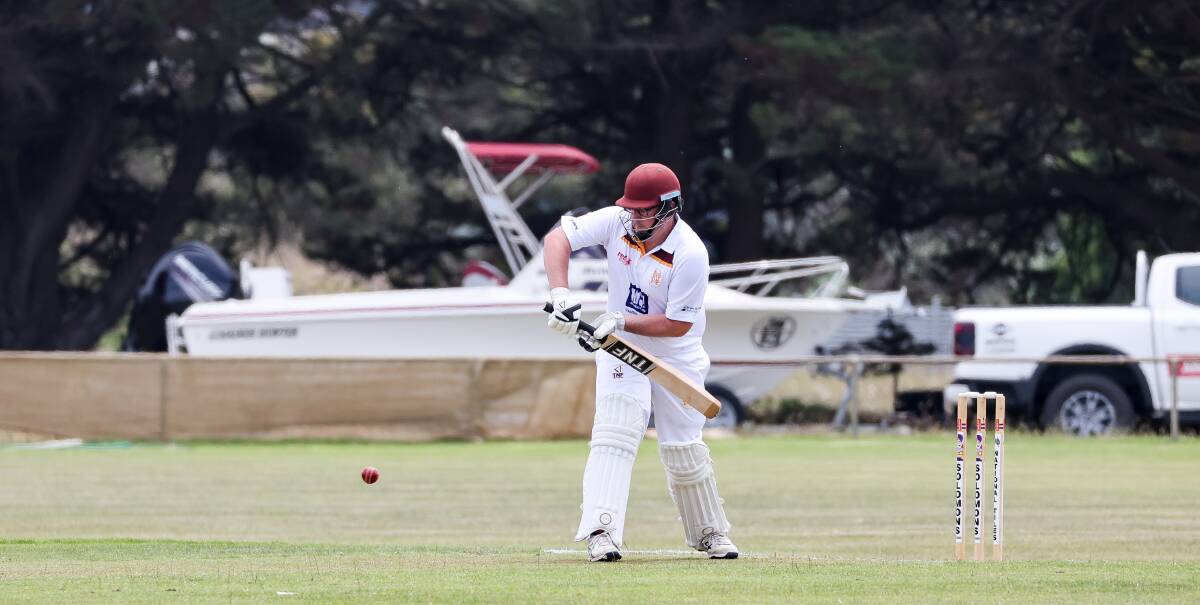 Nestles' Geoff Williams defends strongly for Nestles and offered some resistance, scoring 23.
