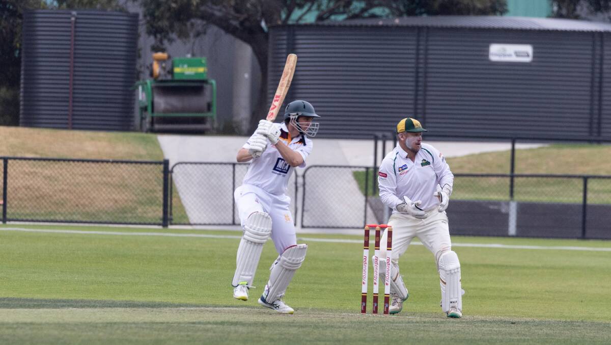 Nestles' Michael Harricks dug in for his team with a half-century.
