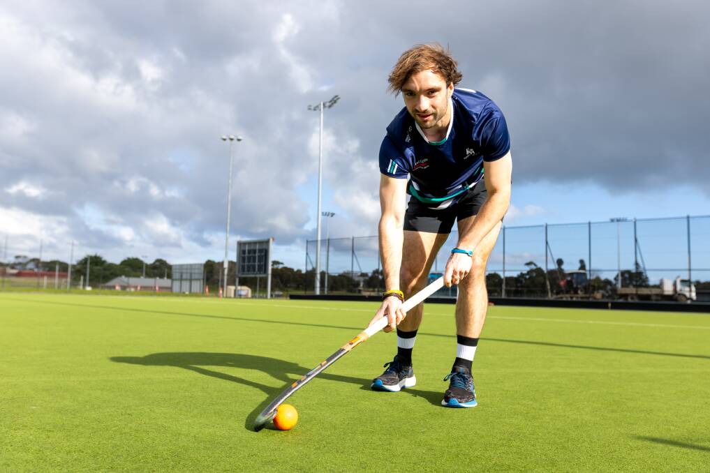 Warrnambool's Max Ferrier will represent Hockey Club Melbourne in the national competition this season. Picture by Eddie Guerrero