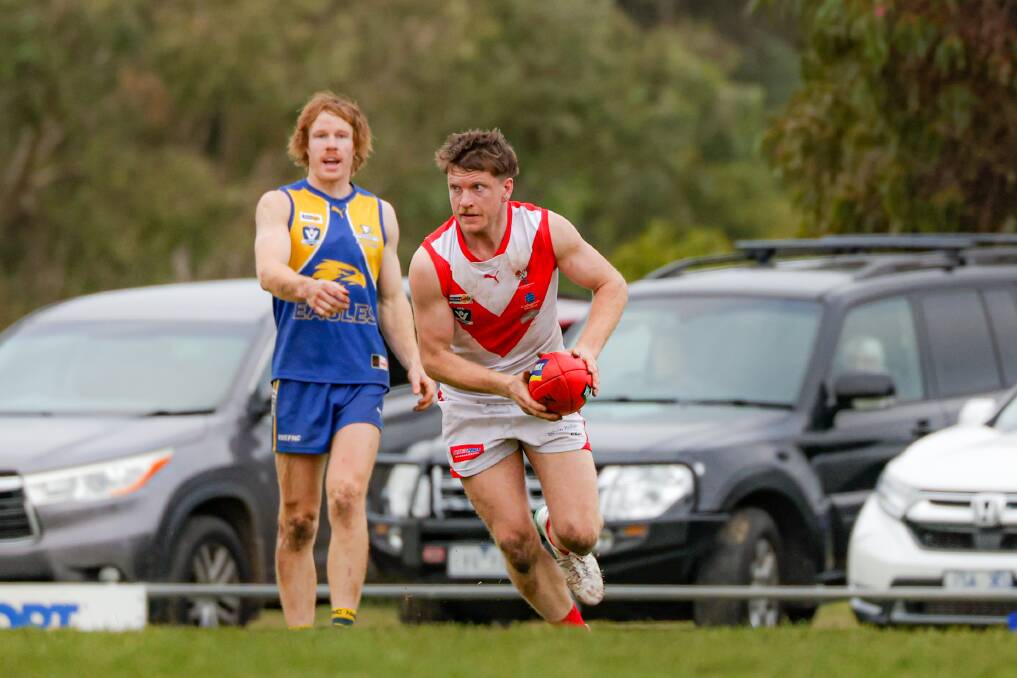 Liam Mullen was in the best for South Warrnambool on Saturday.