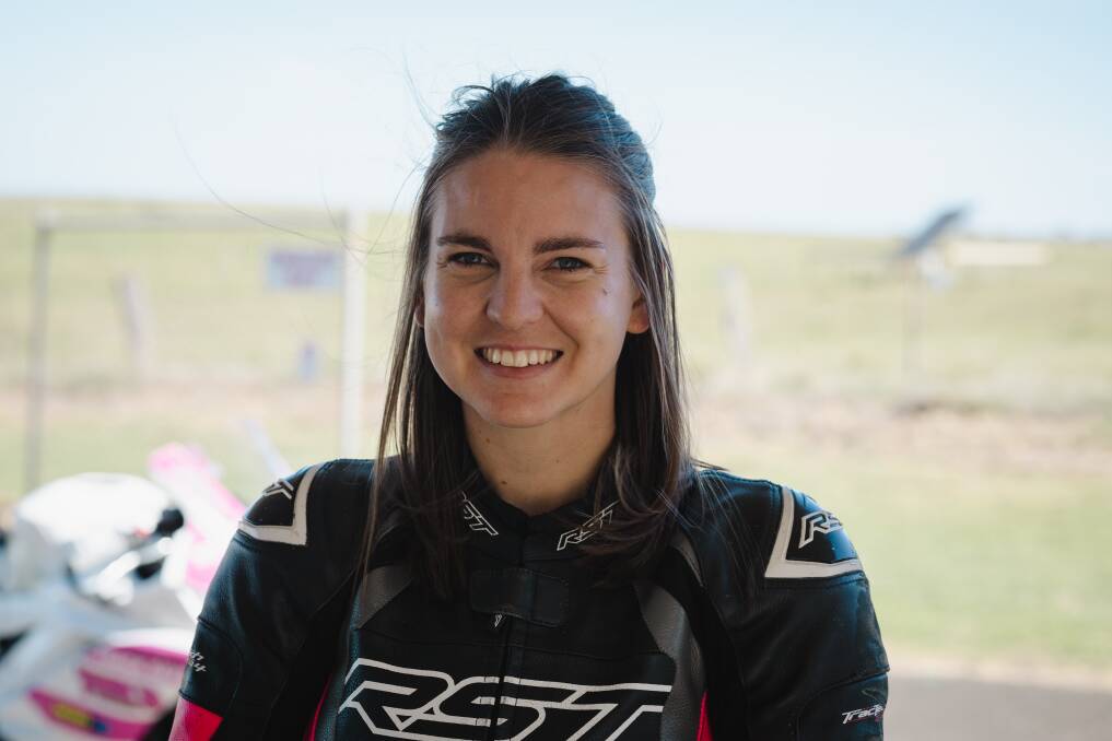Motor racer Tayla Relph, pictured at home in Warrnambool in January, 2024 is competing in the world championships. File picture