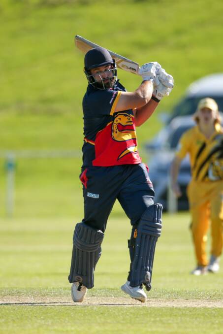 Nick Butters batting during his final season at North Warrnambool Eels. File picture