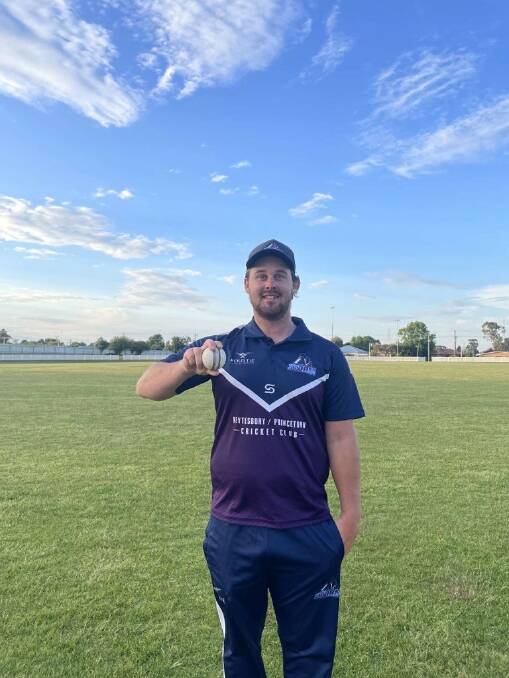 Heytesbury Princetown Storm champion Paul Vogels, pictured in the club's new uniform, will play his 250th senior match. Picture supplied
