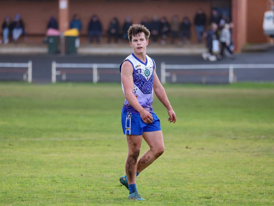 Logan McLeod has been a revelation for Russells Creek since joining the club this season. Picture by Anthony Brady