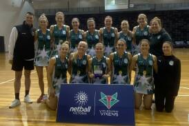 The Hampden league open netball team after winning the state championship on Sunday. Picture supplied