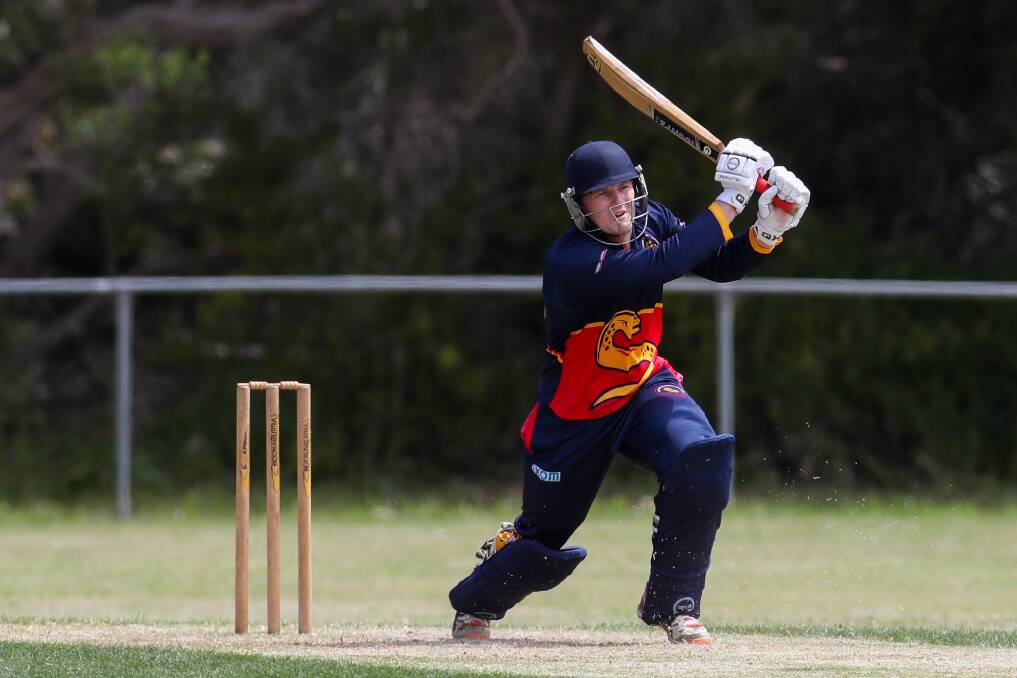 Kory Howlett batting for the North Warrnambool Eels. File picture