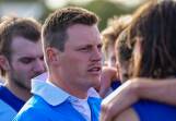 Russells Creek coach Dylan Herbertson is pleased with his premiership contending side's form. Picture by Anthony Brady