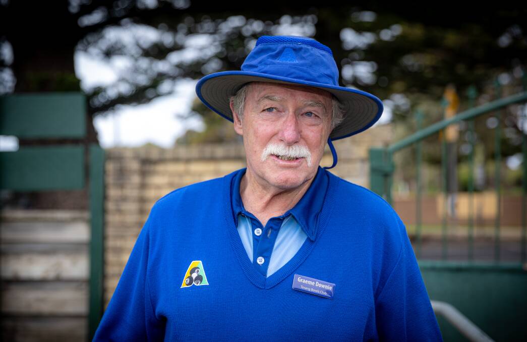 Graeme Downie has been a member of the Terang Bowls Club for five years. Picture by Eddie Guerrero