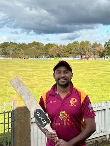 Lahiru Fernando at the club's home ground after signing as senior coach. Picture supplied