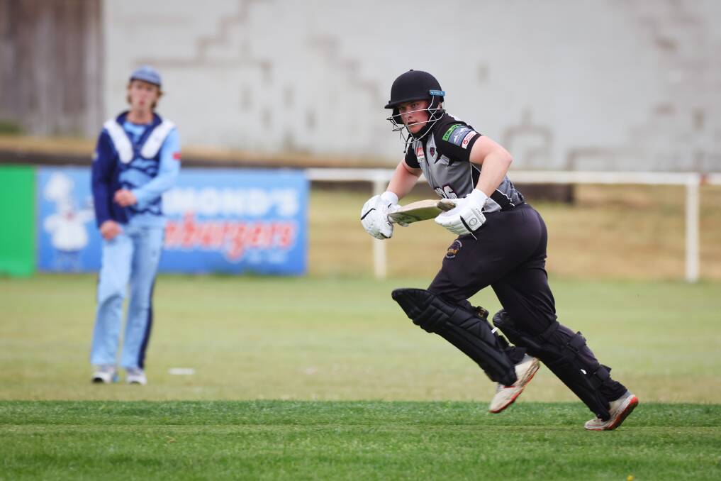 West Warrnambool's Joe Nyikos batting in a division one match this season. Picture by Sean McKenna