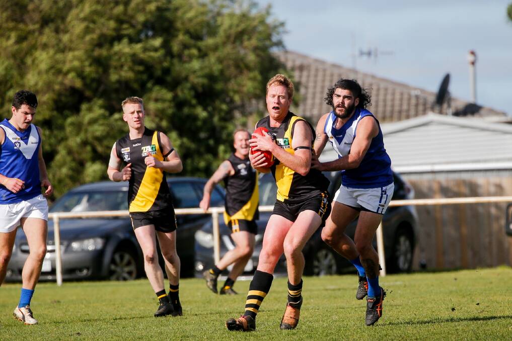 BEST ON: Merrivale's Manny Sandow was dominant against the Creekers. Picture: Anthony Brady