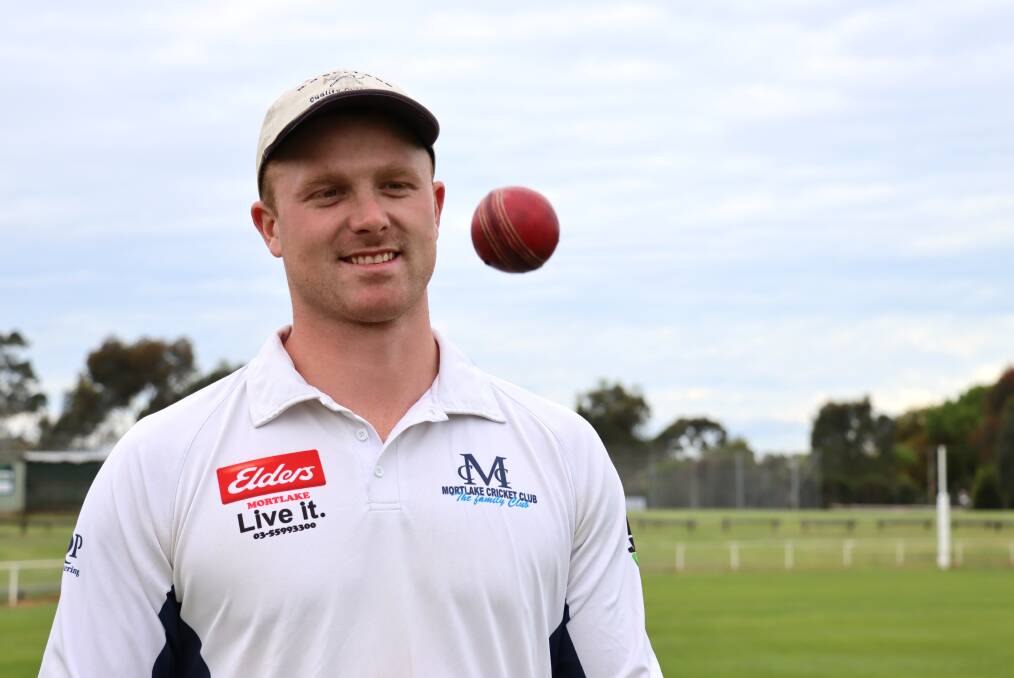 Mortlake coach Lachlan Wareham at D.C Farran Oval. Picture by Justine McCullagh-Beasy