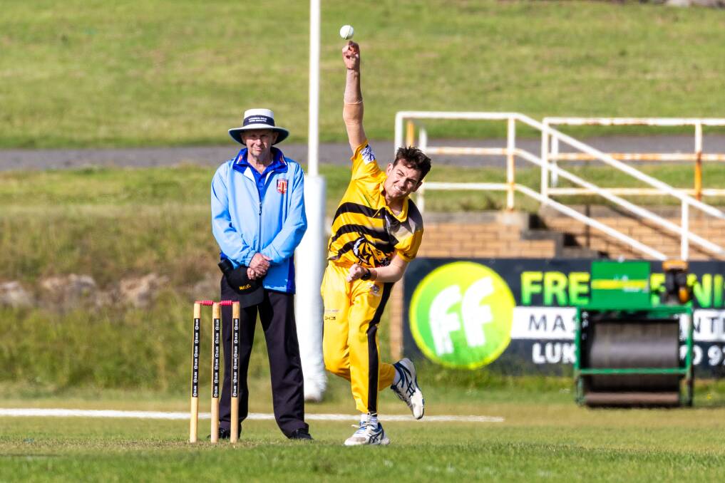 Experienced division one gun Matt Petherick, pictured bowling for Merrivale in a one-dayer, has quickly adapted back to two-day cricket. Picture by Eddie Guerrero