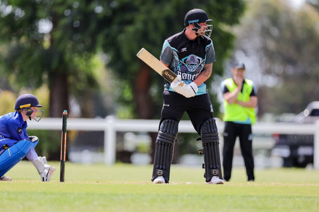 Jack Burnham batting for the Raiders in season 2022-23. Picture by Anthony Brady