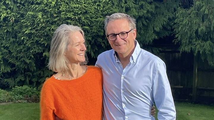 Michael Mosley and his wife Clare Bailey. Picture by Clare Bailey/Instagram