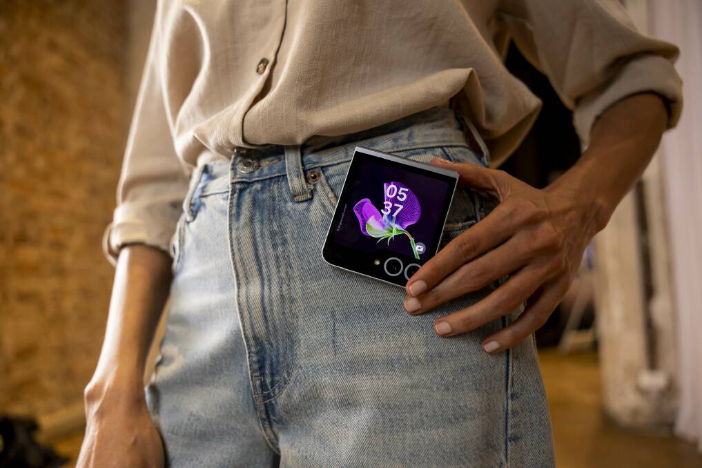 Presenting the Galaxy Z Flip6. Photo supplied by Samsung. 