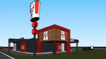 Warrnambool will soon be home to a second KFC. This is an artist's impression of what the store will look like.