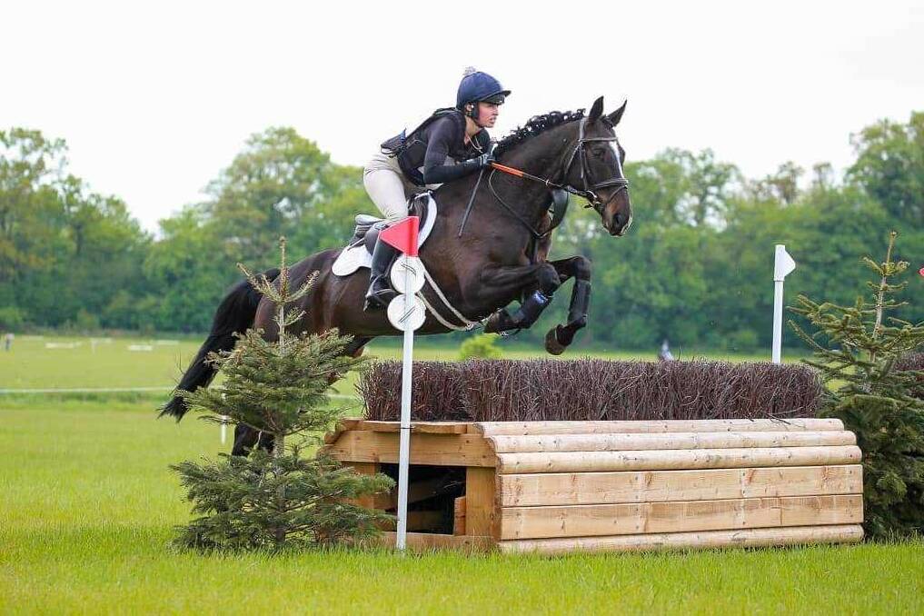 Kendall Dickinson was involved in show jumping in the UK. Picture supplied