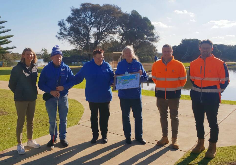 Members of the All Abilities Advocacy group met with city council staff on Wednesday, July 3 at Lake Pertobe. Picture supplied