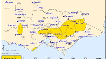 The severe weather warning was updated at 8am and then 10am on Thursday, May 30.