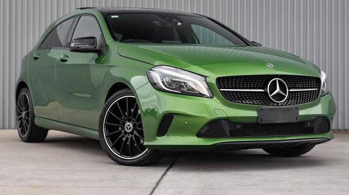 A green 2016 Mercedes A250 was allegedly stolen from a south-east Warrnambool home overnight last week and recovered near Hopkins Falls.