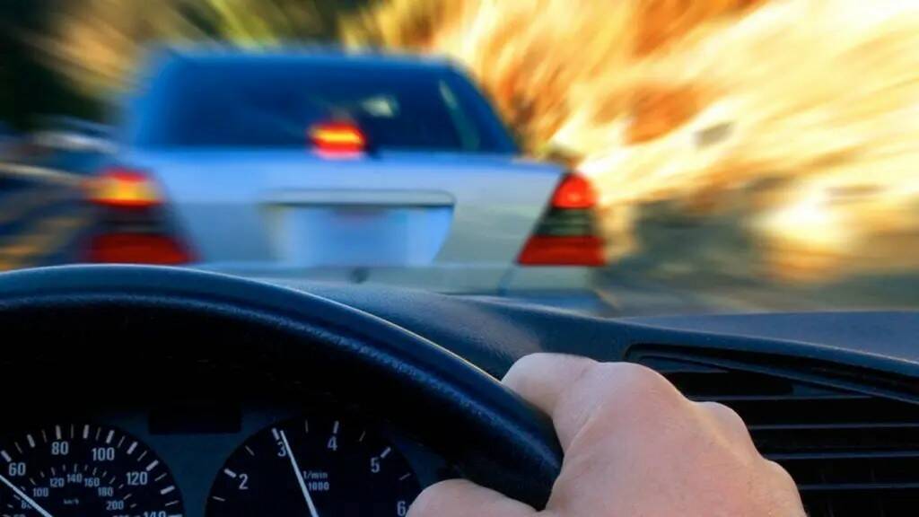 Brake checking is deliberately tapping or slamming on your brakes. File picture