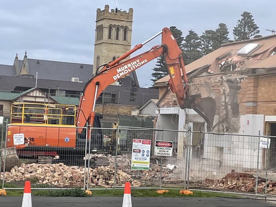 Work has started on Tuesday morning to develop the old Salvation Army site in Lava Street.