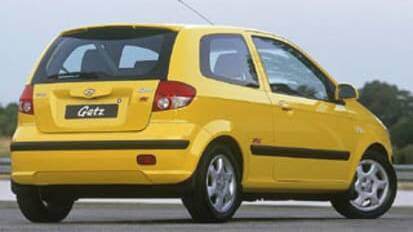 A 2002 Hyundai Getz, similar to this file image, was stolen in Hamilton. A man has been charged.