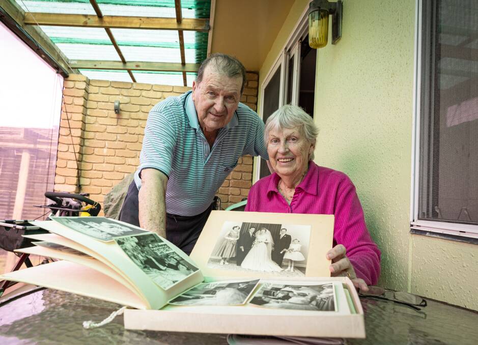 Dennington's Kath and Wally Savage celebrate their 65th wedding anniversary this week. Their family and friends are travelling from across Victoria to attend a luncheon this weekend. Picture by Sean McKenna 