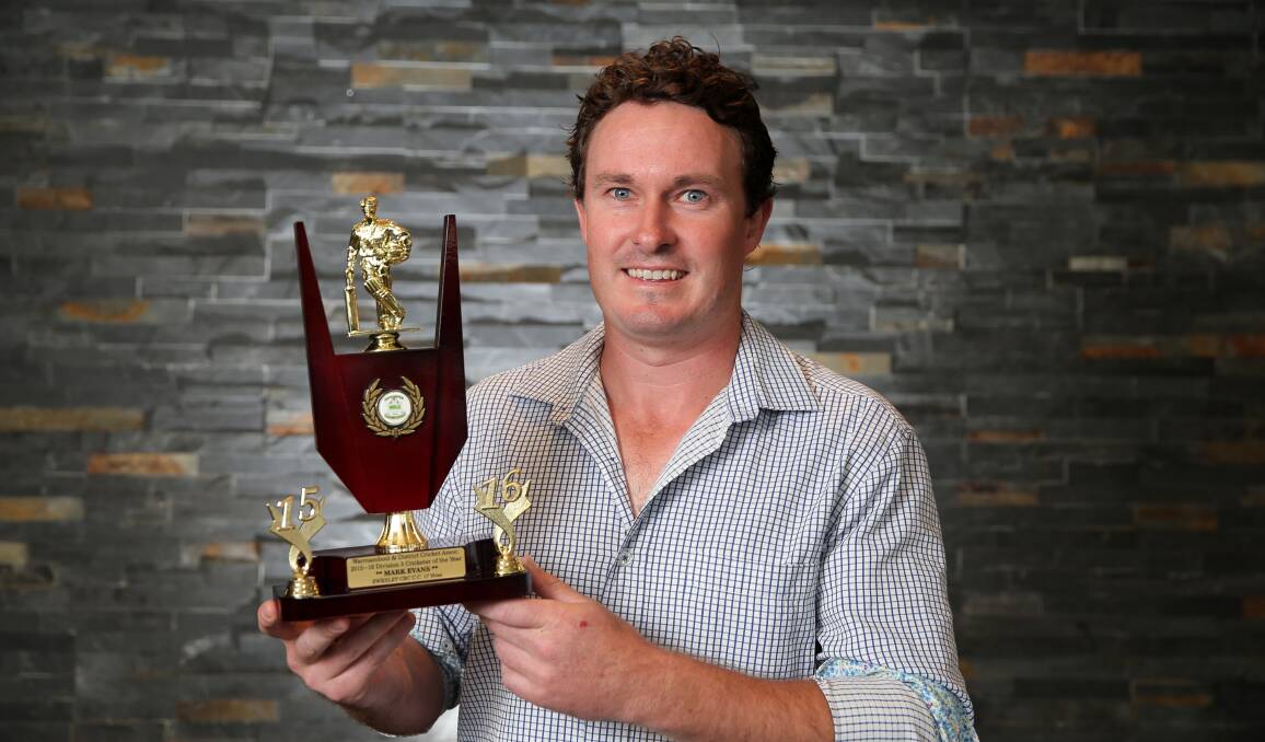 EXPERIENCE: Former division three Warrnambool and District Cricket Association cricketer of the year Mark Evans has sung the praises of the competition. 