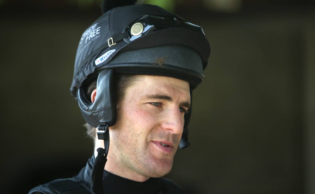 LOCKED IN: Jumps jockey Steve Pateman is set to ride Patrick Payne's Zed Em in the Grand Annual Steeplechase next month.