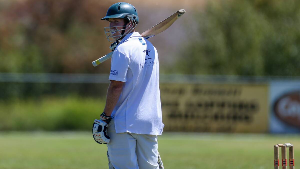 LEADING THE WAY: Paddy Mahony is one of several Panmure footballers playing cricket at the club. Mahony will lead the Bulldogs against Hawkesdale in Saturday's season-opener. Picture: Anthony Brady