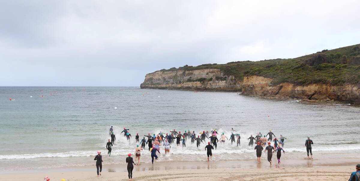 BACK?: The Shipwreck Coast Swim Series finale at Port Campbell will run this Saturday.