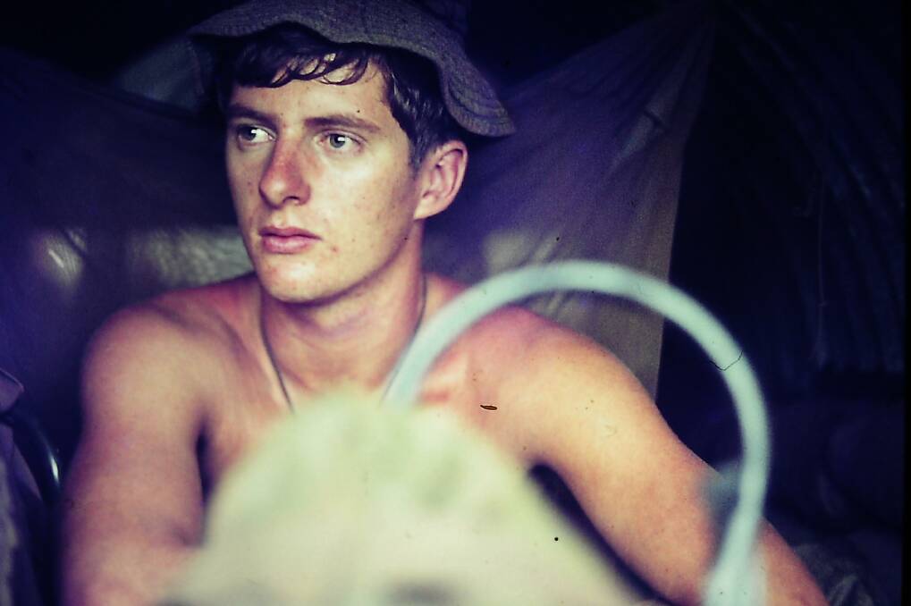 A young Pete Bird pictured here during his time in Vietnam. Picture supplied