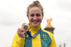 Grace Brown won time trial gold in Paris. Picture AAP