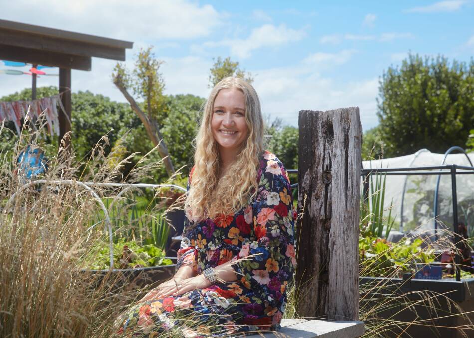 Warrnambool Community Garden co-convener and founder of Fruit Rescue Courtney Mathew has been named Young Citizen of the Year. Picture supplied