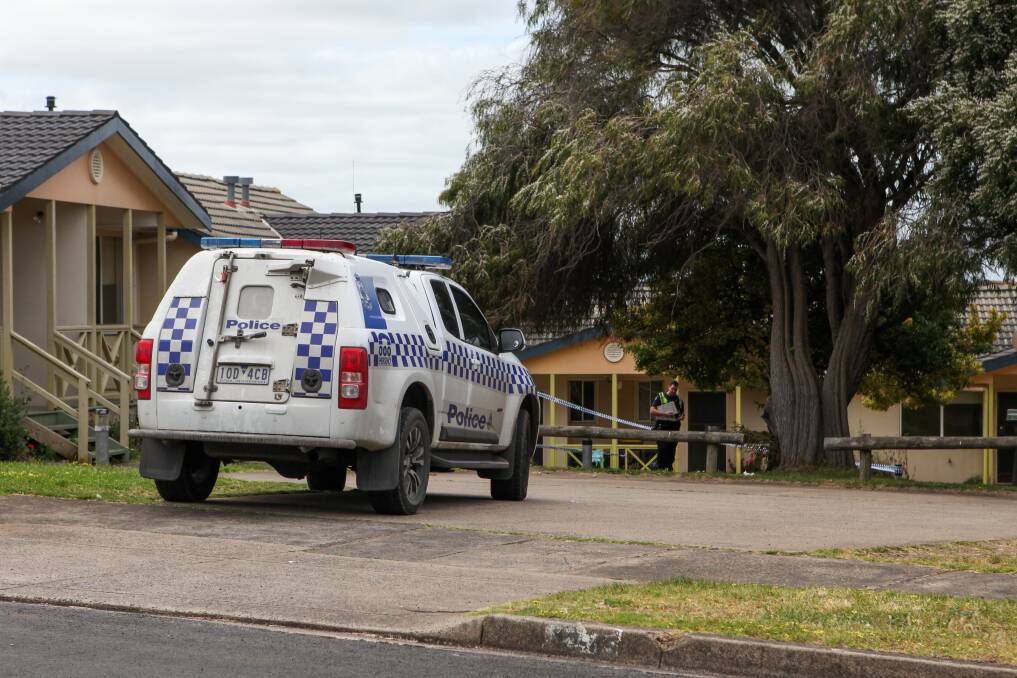 The scene of an Ocean Grove property in Warrnambool where a woman was seriously assaulted by her former partner in 2019. She tragically died in hospital. 