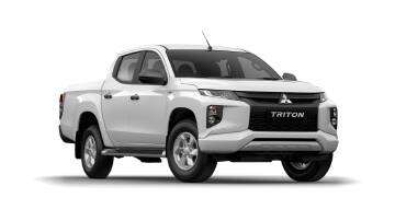 A white 2021 Mitsubishi Triton similar to the one pictured has been stolen from a Dunkeld property. 