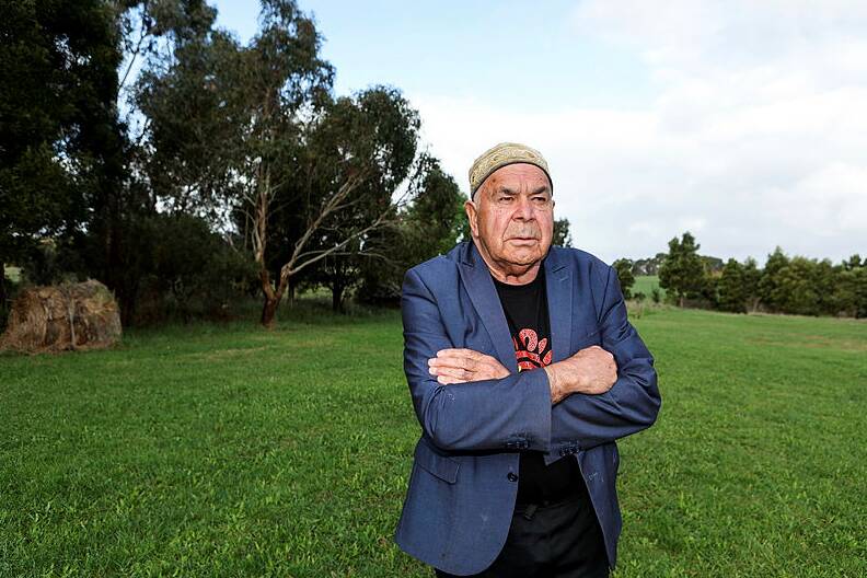 Kirrae Whurrong elder Uncle Lenny Clarke says his community has missed out completely following a failed referendum vote. Picture by Anthony Brady