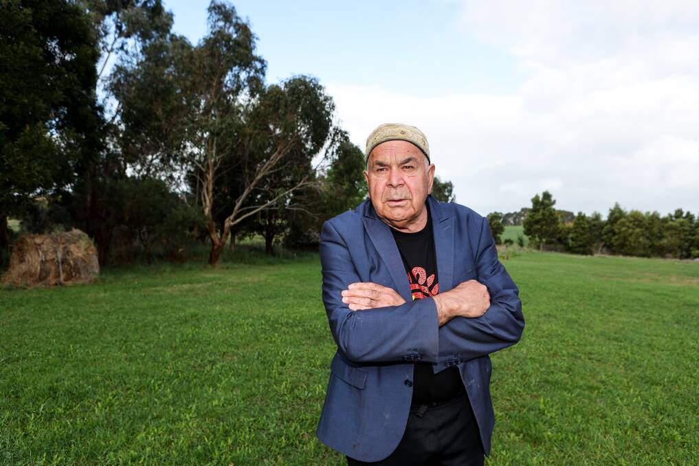 Gunditjmara elder Uncle Lenny Clarke is leading a campaign to establish a residential rehabilitation facility in Framlingham. Picture by Anthony Brady