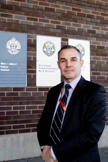 Victoria Police western region division two investigation and response manager Detective Senior Sergeant Chris Asenjo. Picture by Anthony Brady