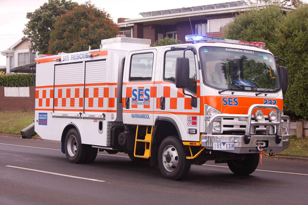A rescue truck at Allansford. Picture file