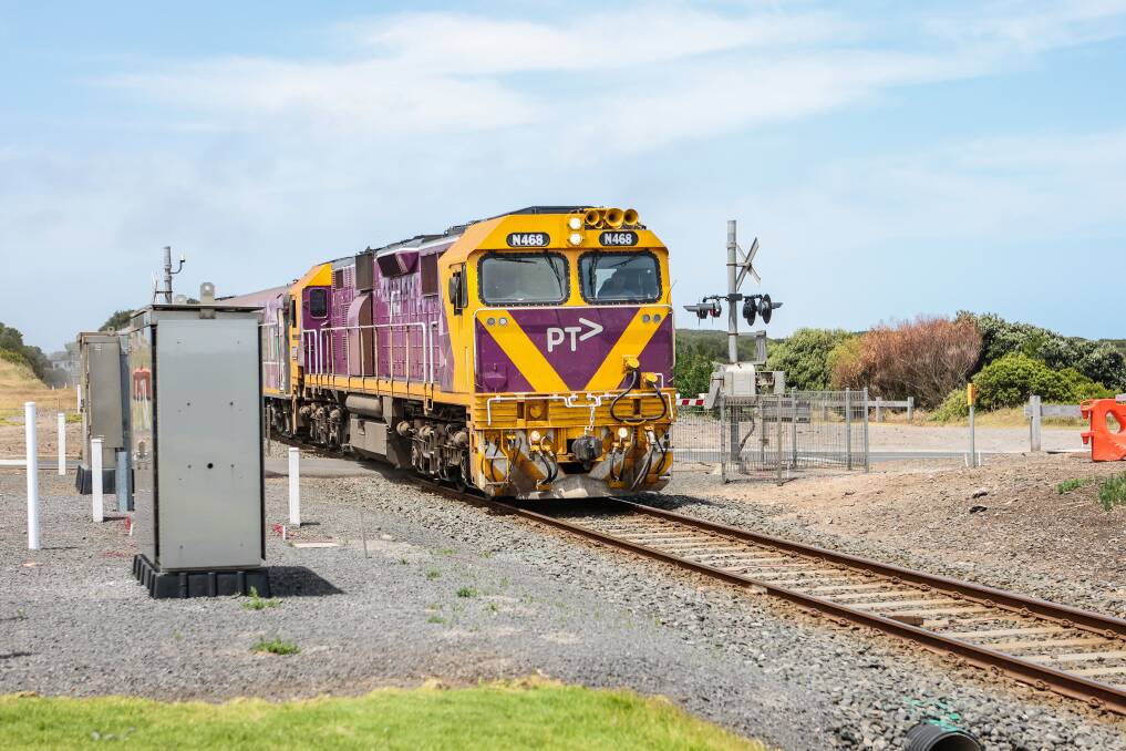 Warrnambool train. Picture by Anthony Brady